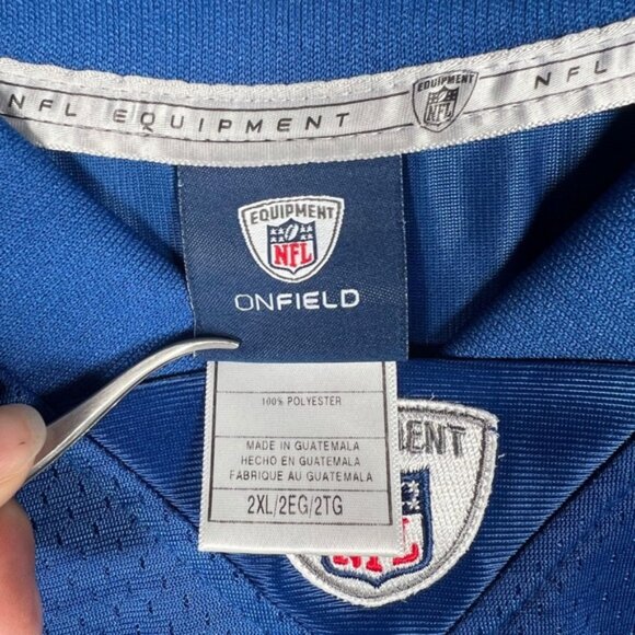 REEBOK NFL ON FIELD Indianapolis Colts MANNING #18 Jersey Size 2XL‎ - Picture 8 of 14